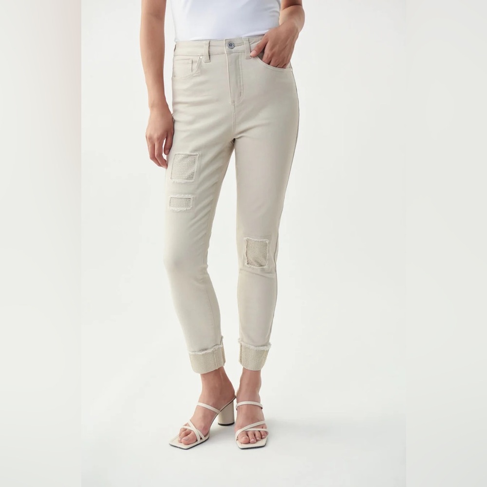 Joseph Ribkoff Moonstone Rhinestone Jean Style 221918